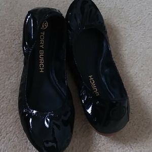 Tory Burch Black Patent Ballet